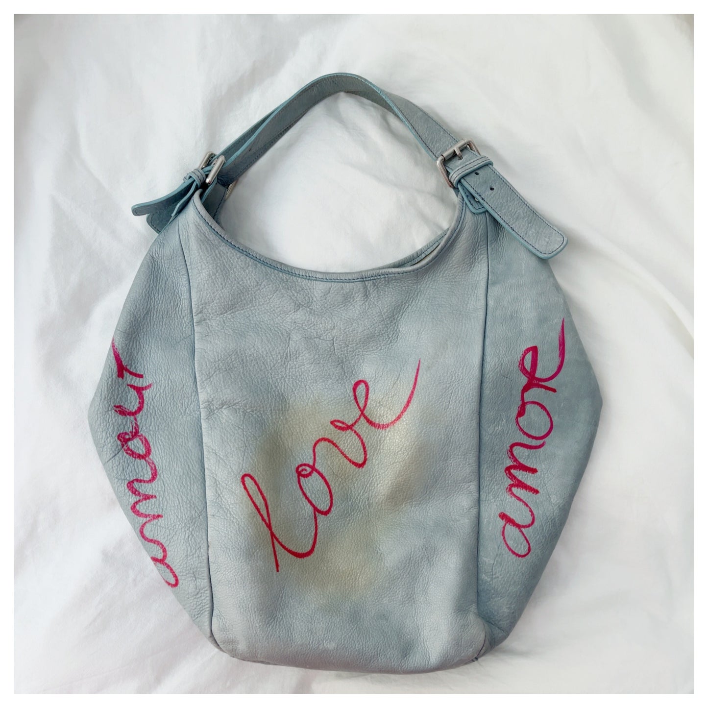 vintage leder tasche loveletter